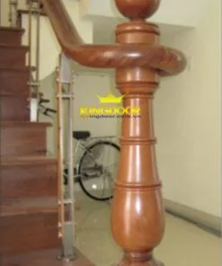 Tay vịn cầu thang gỗ 2