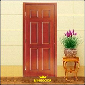 Cửa gỗ công nghiệp HDF veneer KD.6A-Căm Xe
