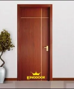 Cửa gỗ công nghiệp MDF phủ veneer KD.P1R2G