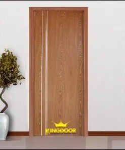 Cửa gỗ công nghiệp MDF phủ veneer KD.P1RA2