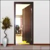Cửa gỗ công nghiệp MDF phủ veneer KD.P1R2A