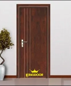 Cửa gỗ công nghiệp MDF phủ veneer KD.P1R3A