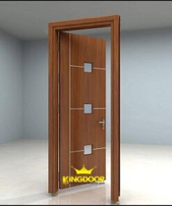 Cửa gỗ công nghiệp MDF phủ veneer KD.R4GL3