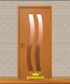 Cửa gỗ công nghiệp MDF phủ PVC KD.1061