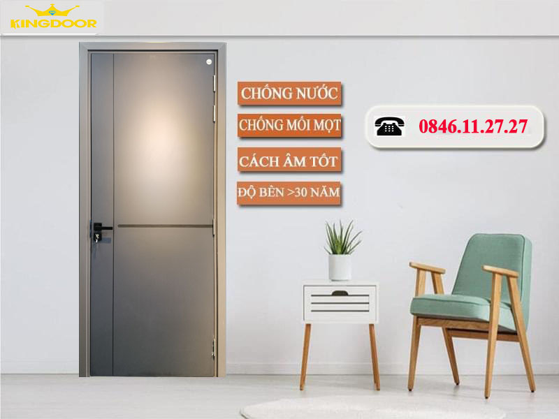 Cửa nhựa gỗ composite mới nhất