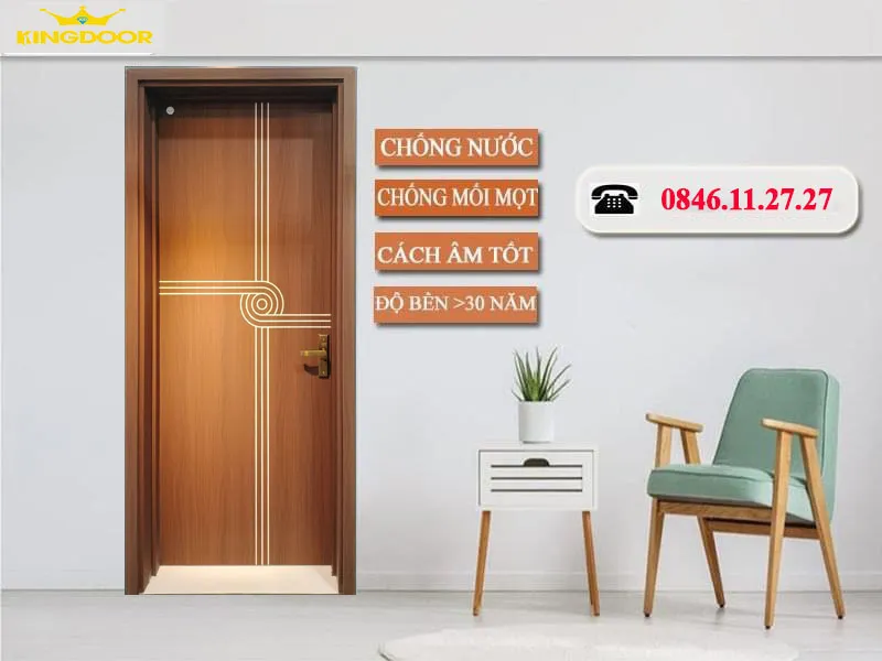 Cửa nhựa gỗ composite mới nhất