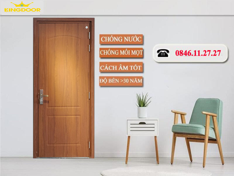 Cửa nhựa gỗ composite mới nhất