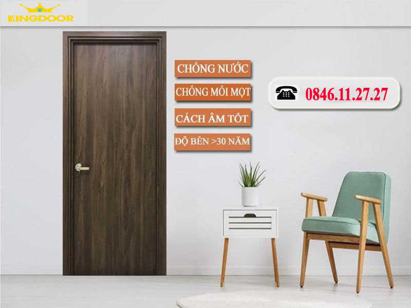 Cửa nhựa gỗ composite mới nhất