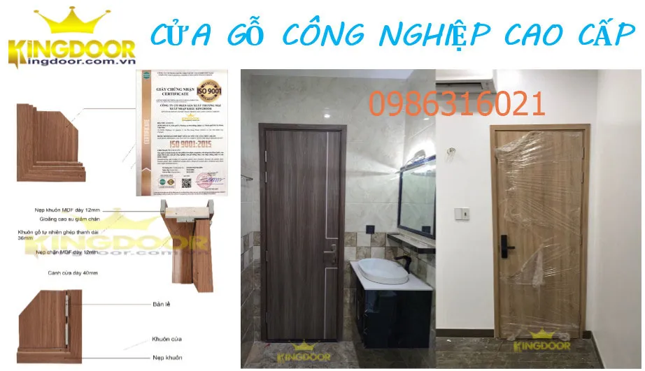 Cửa gỗ MDF Melamin Tân Bình