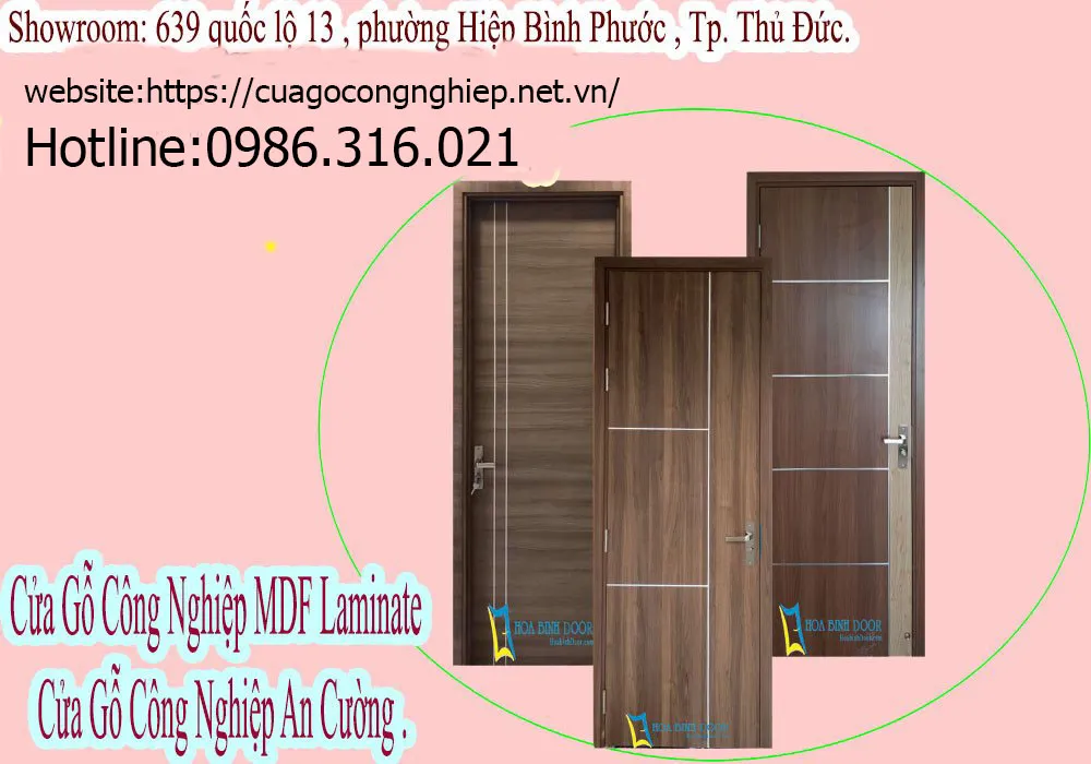 Cửa gỗ MDF Melamin Tân Bình