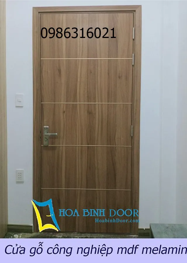 Cửa gỗ MDF Melamin Tân Bình