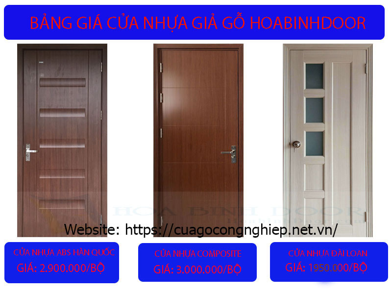 Cửa nhựa phòng ngủ giá rẻ