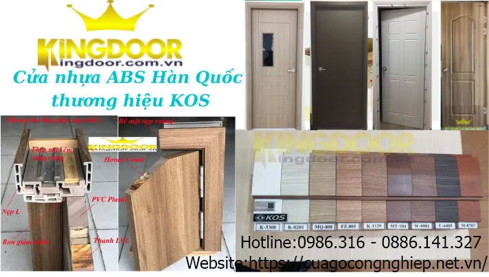 Cửa nhựa ABS KOS Hàn Quốc