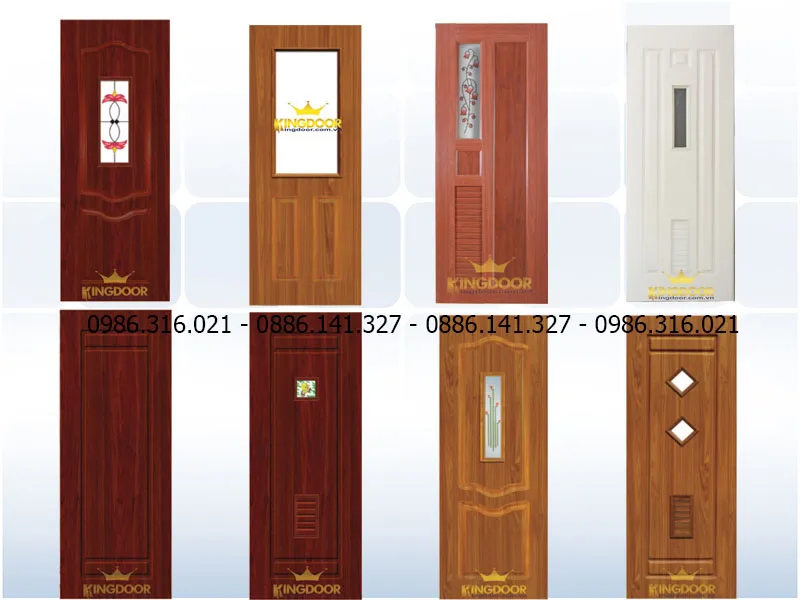 Cửa nhựa đài loan vân gỗ tại gò vấp