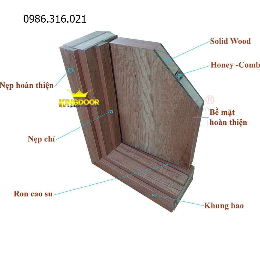 Cửa phòng ngủ đẹp MDF Melamine