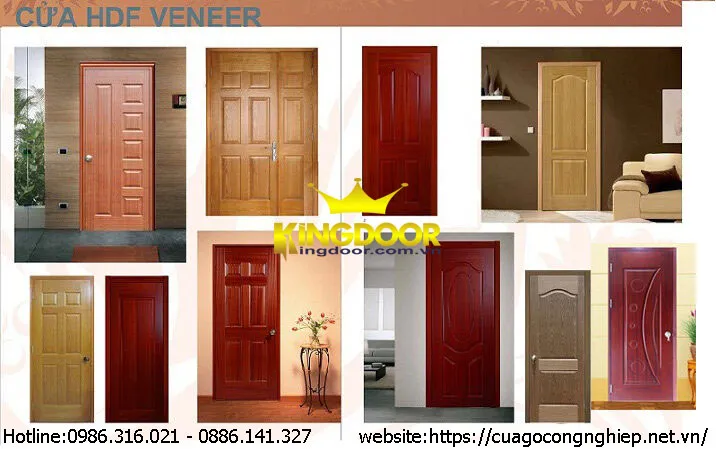 Cửa gỗ hdf veneer Kingdoor