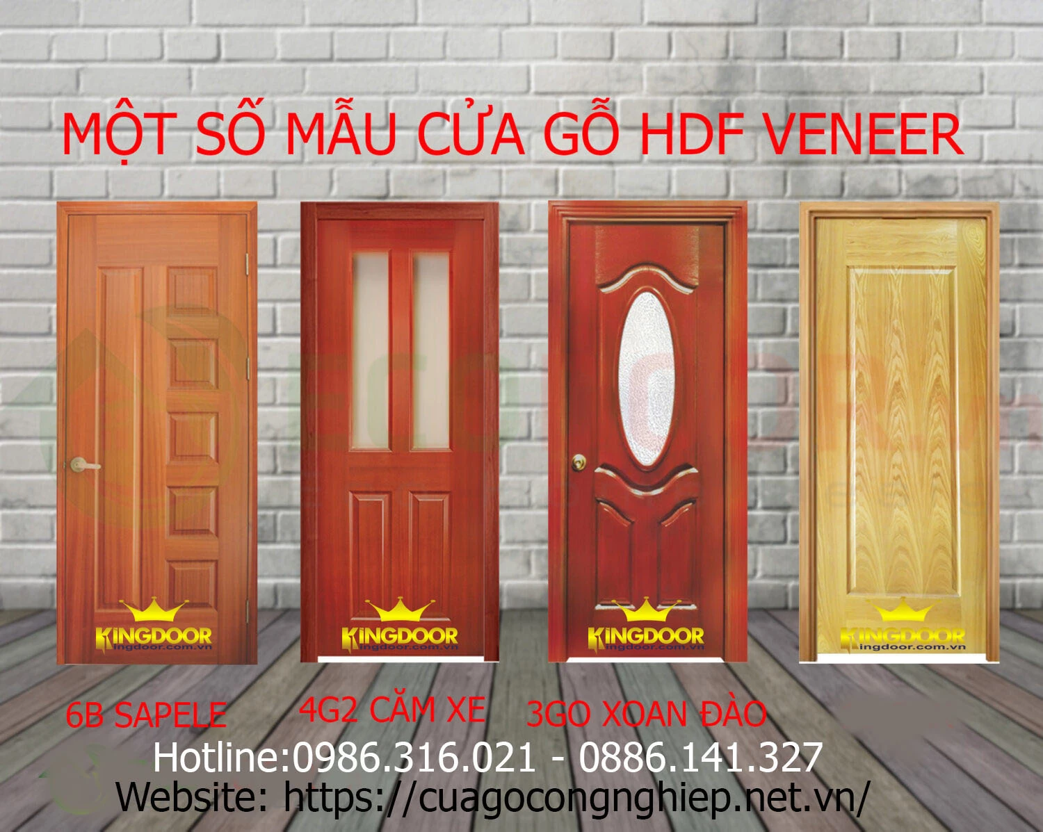 Cửa gỗ công nghiệp HDF sơn _veneer