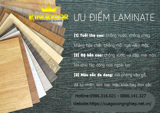 Cửa gỗ công nghiệp MDF Laminate