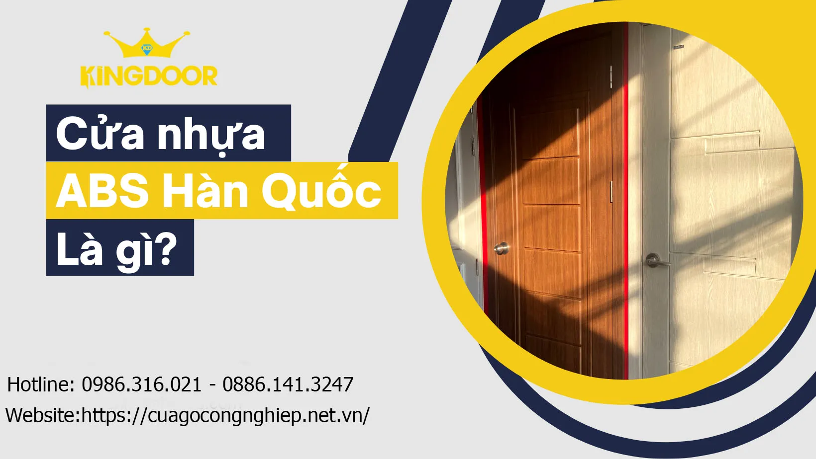 Cửa phòng ngủ ABS Hàn Quốc