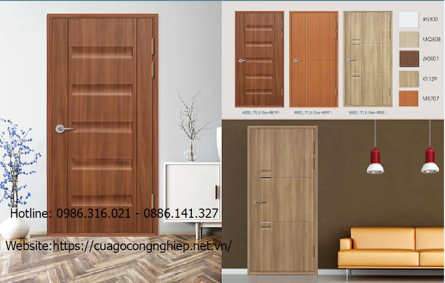 Mẫu cửa nhựa ABS Hàn Quốc