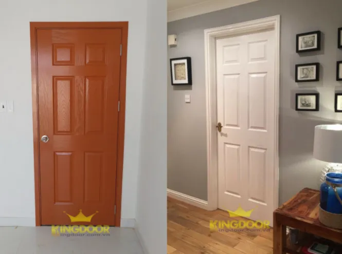 Cấu tạo cửa gỗ HDF Sơn
