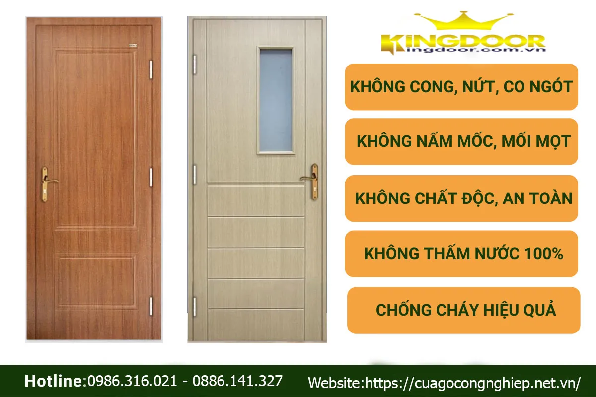 Mẫu cửa nhựa ABS mới nhất