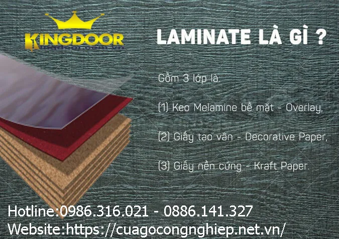 Cửa phòng ngủ MDF Laminate