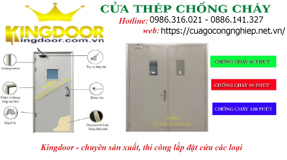 Cửa thép chống cháy chung cư
