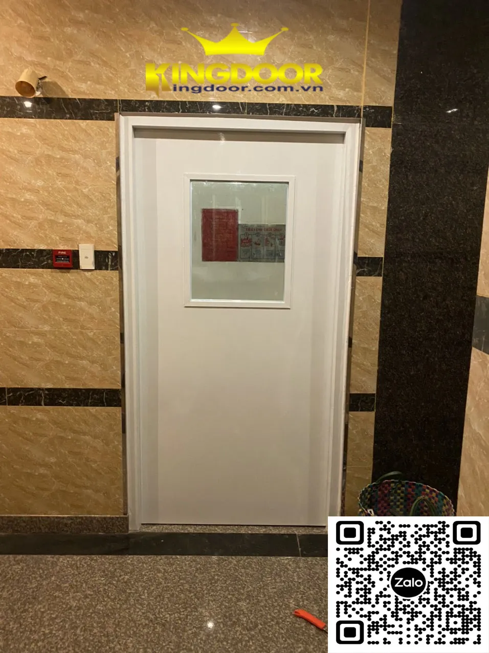 Cửa thép chống cháy chung cư
