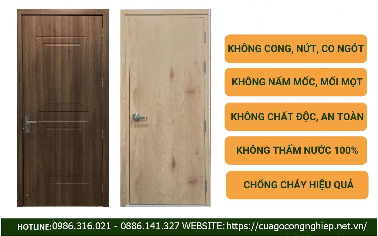 CỬA GỖ NHỰA COMPOSITE NĂM 2023