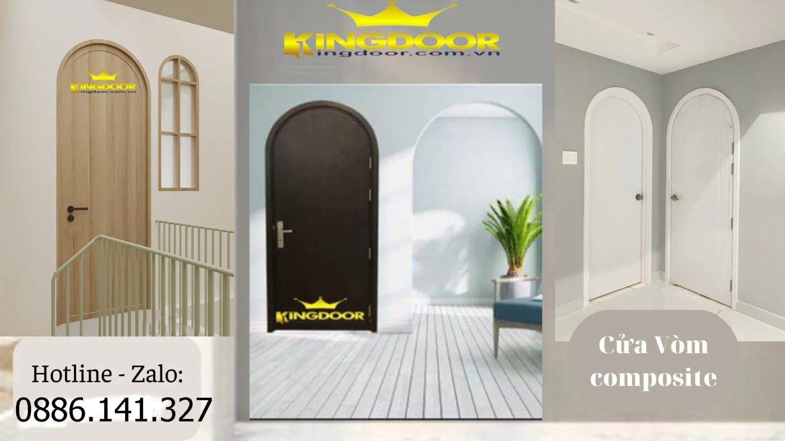 Cửa vòm nhựa composite quận 8