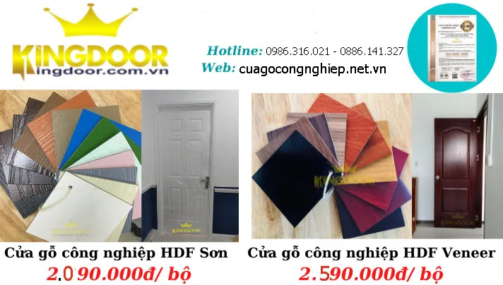 Cửa gỗ công nghiệp Bến Tre
