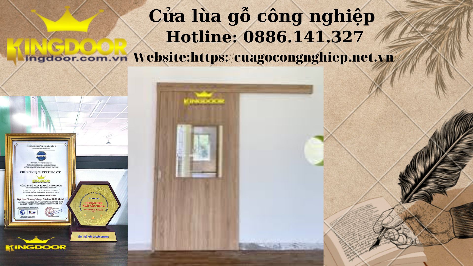 Cửa lùa gỗ công nghiệp – Mẫu cửa phòng đẹp