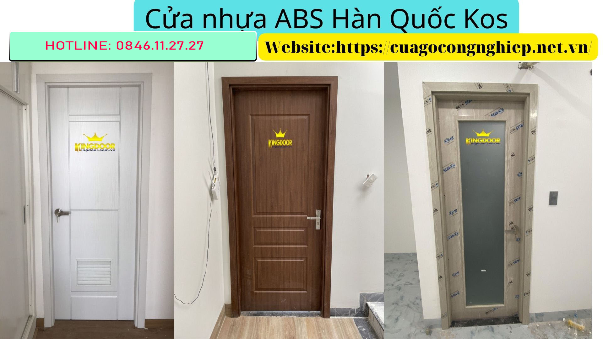 Cửa nhựa ABS Hàn Quốc Kos