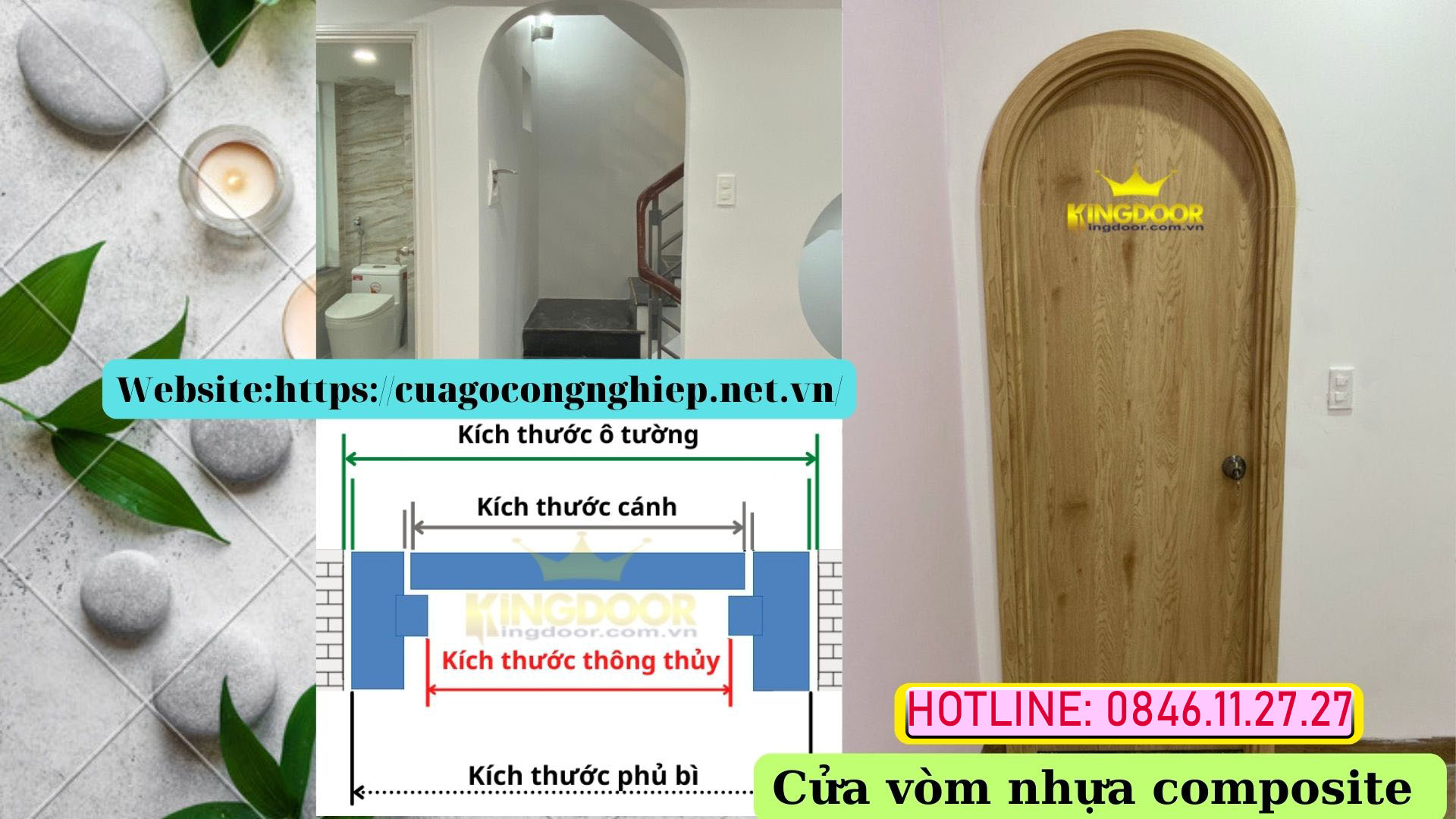 Cửa vòm nhựa composite tại nhà bè