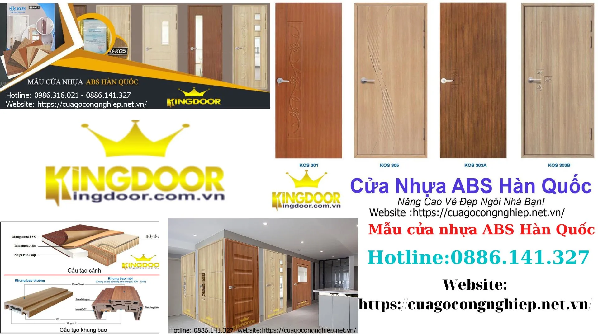 Cửa nhựa ABS tại Bình Thuận