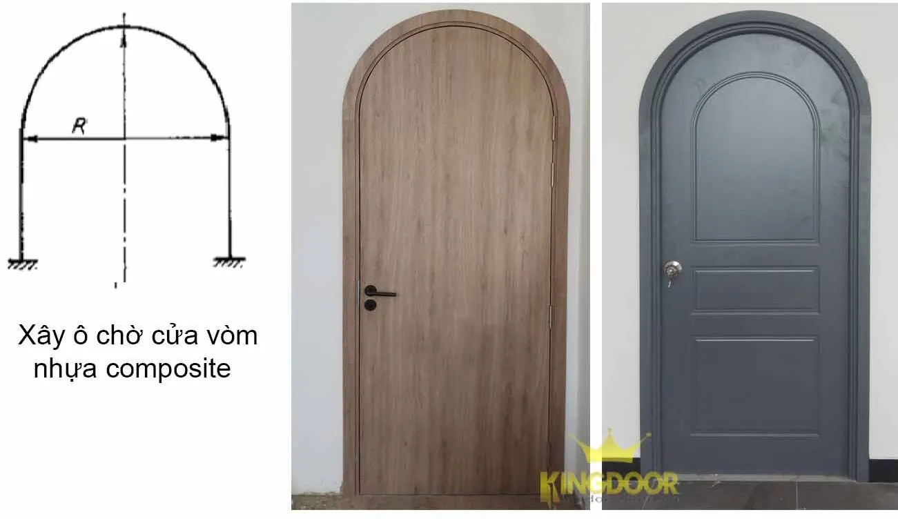 Cửa vòm nhựa composite Phú Yên