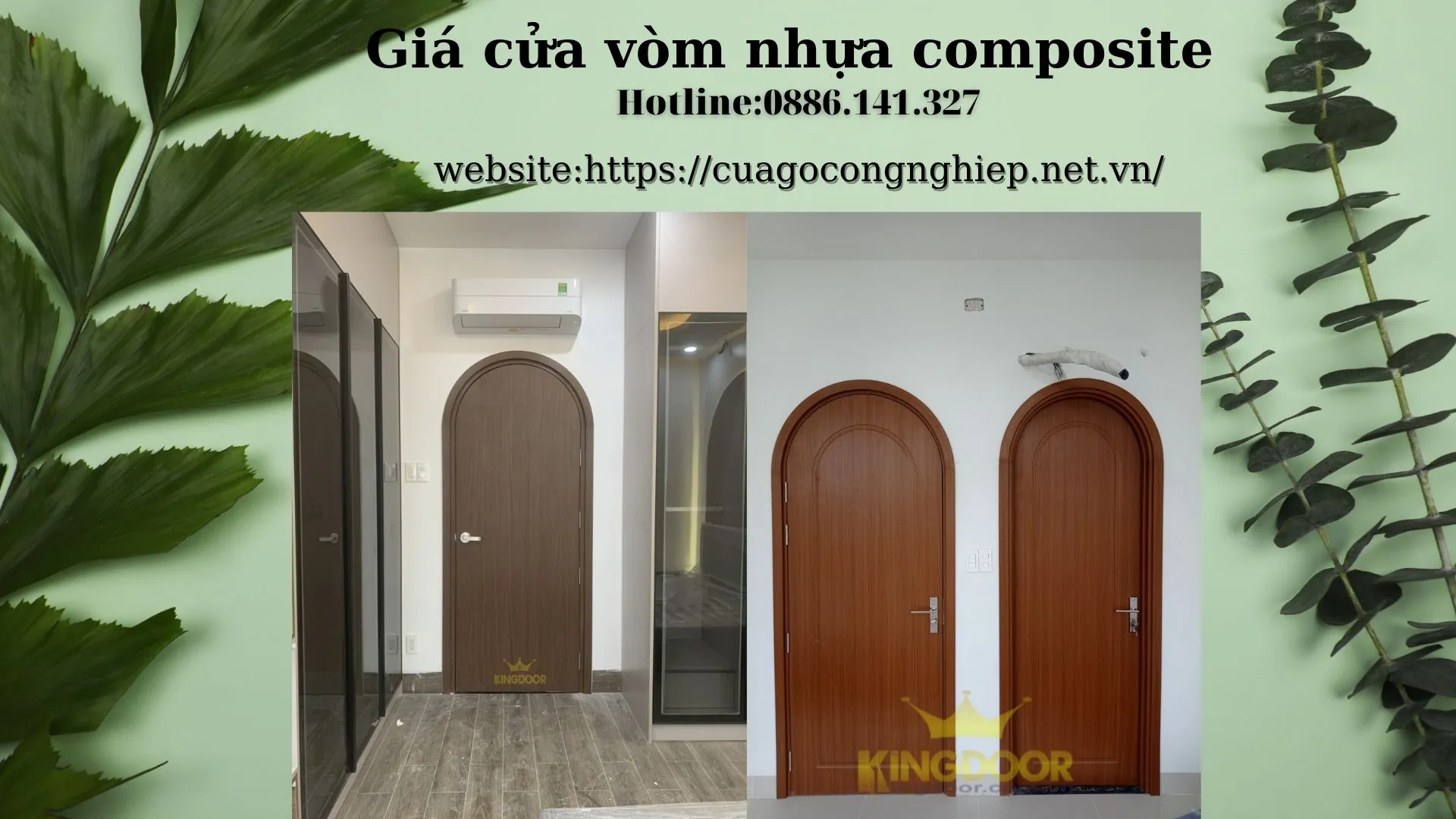 Cửa vòm nhựa composite Bình Thuận