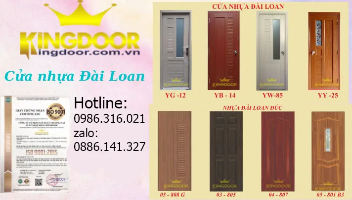 Cửa Nhựa Đài Loan Tây Ninh