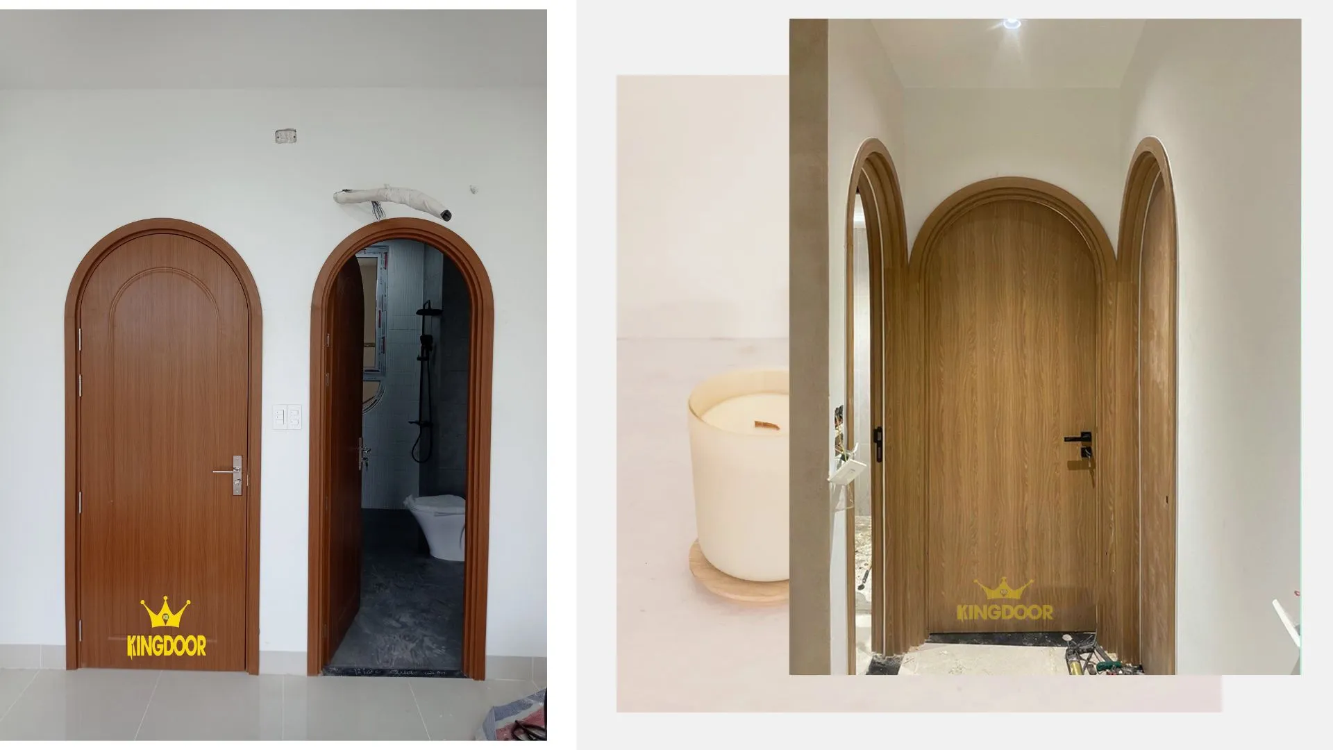 Cửa vòm nhựa composite Cần giờ