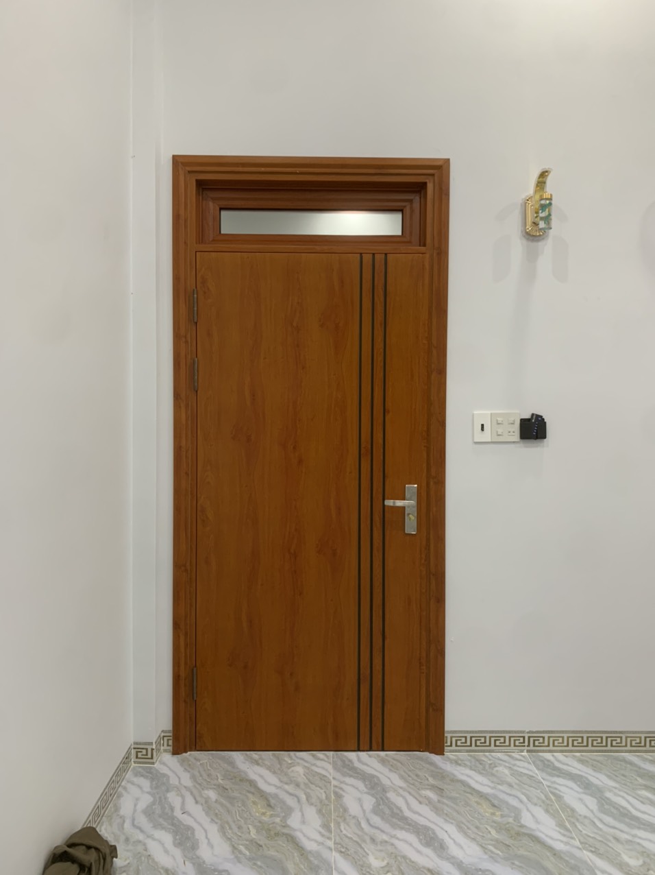 Cửa thép vân gỗ 1 cánh