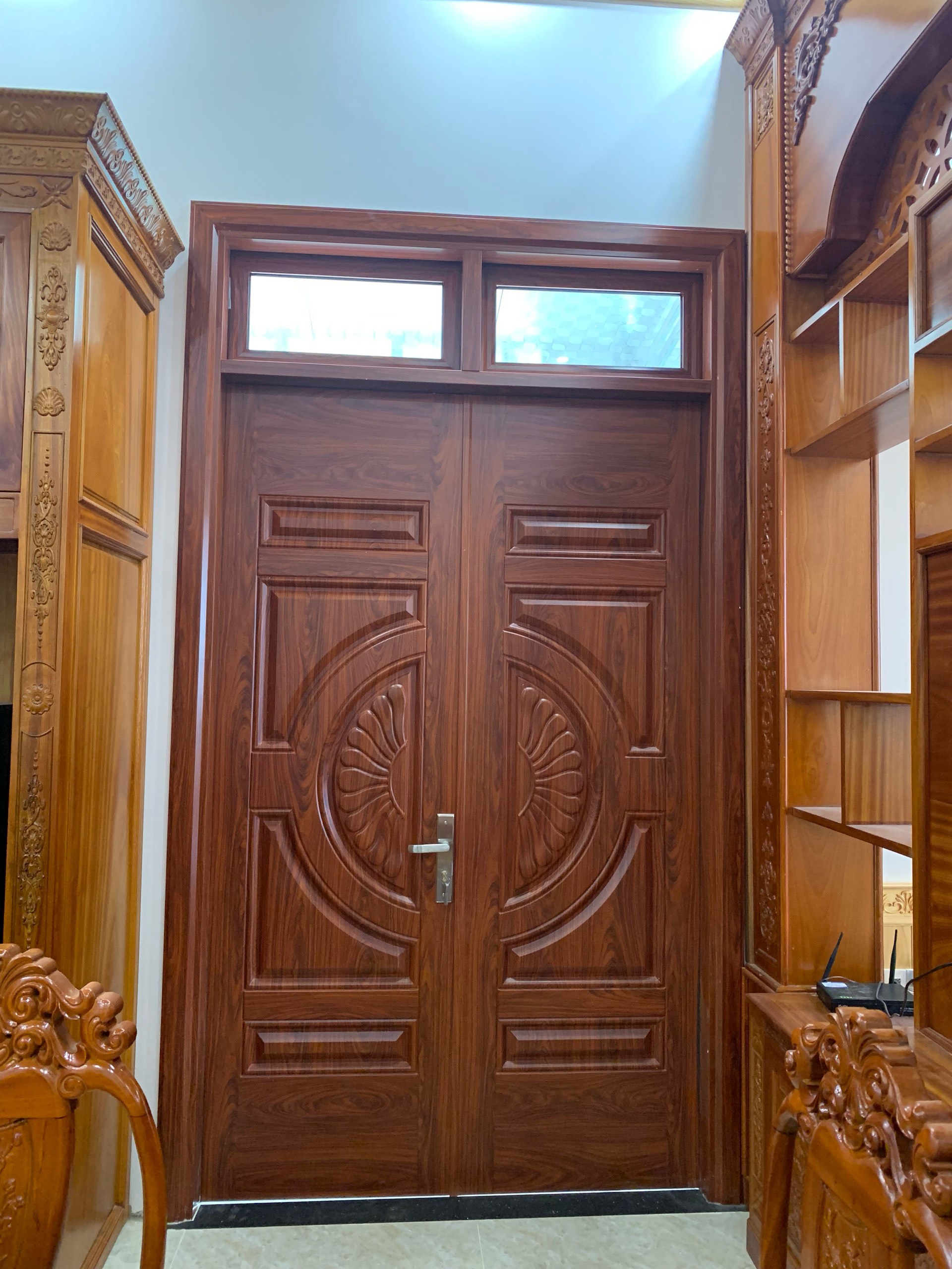 cửa thép vân gỗ tại Kiên Giang