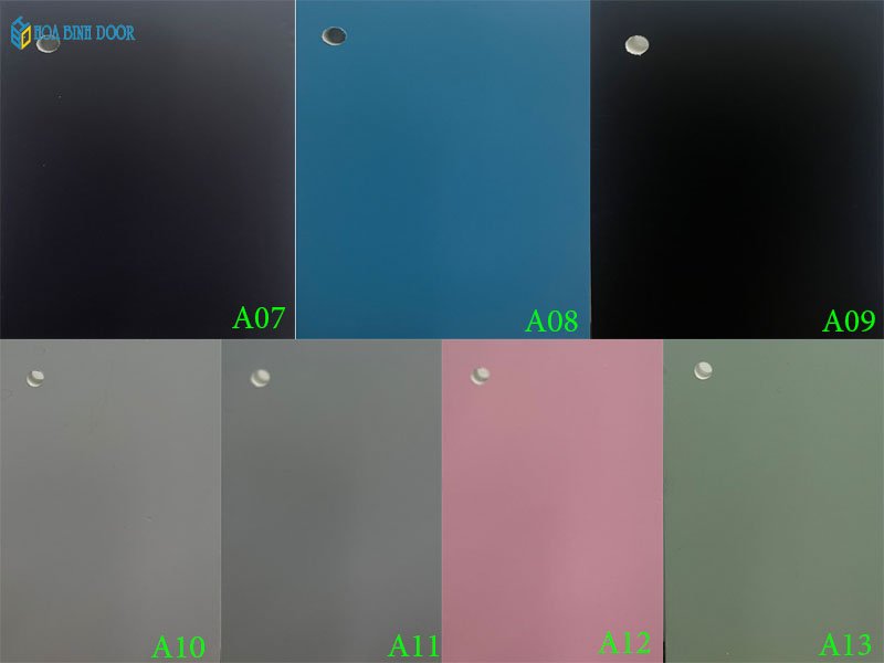 bảng màu-cua-nhua-composite-sơn-pu