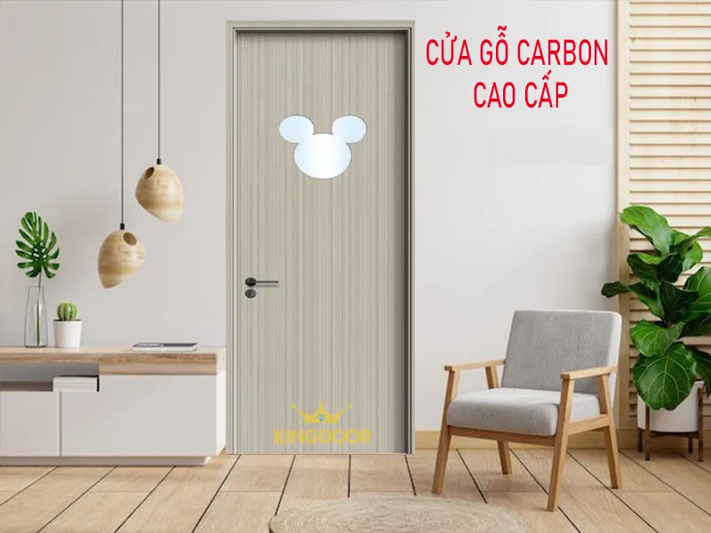 Mẫu cửa gỗ carbon