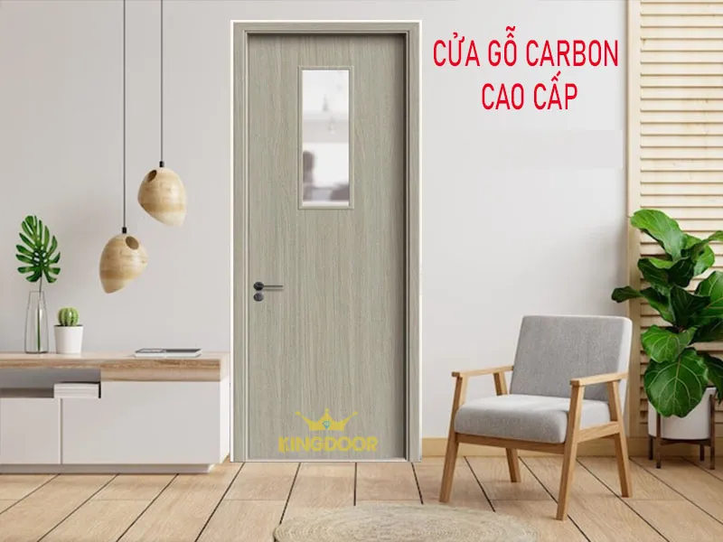 Mẫu cửa gỗ carbon