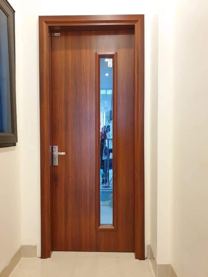 Cửa thép vân gỗ tại Khánh Hòa