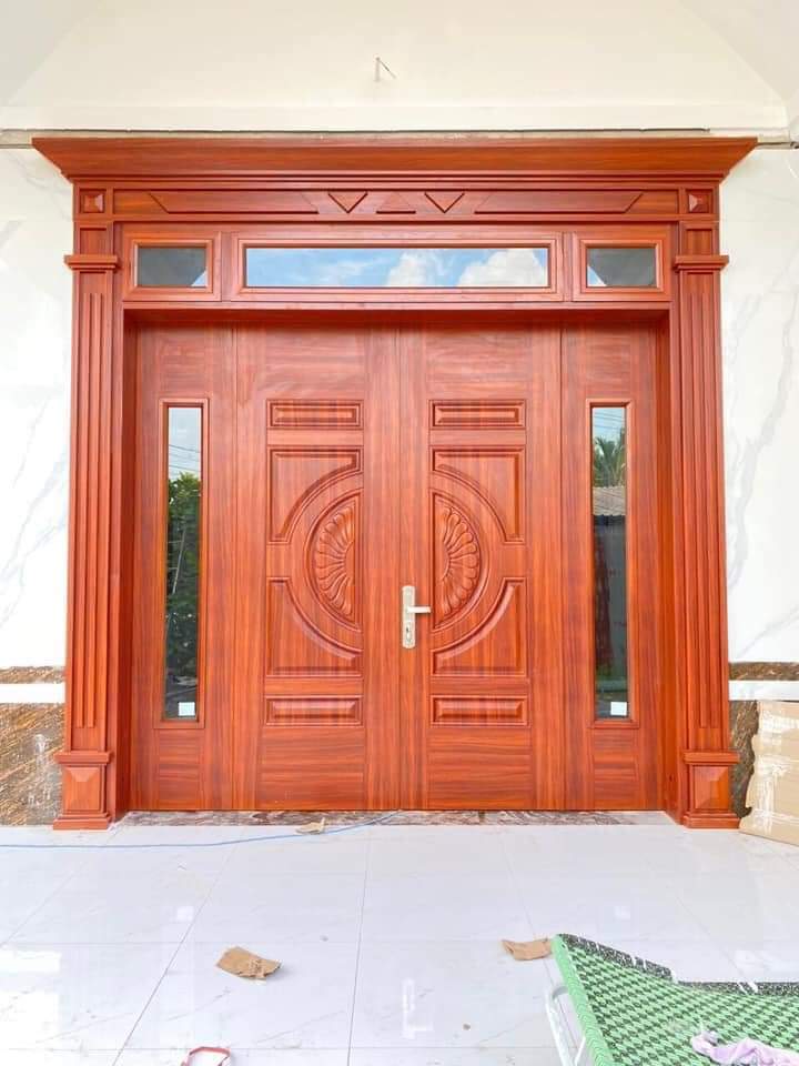 Cửa thép vân gỗ tại Khánh Hòa