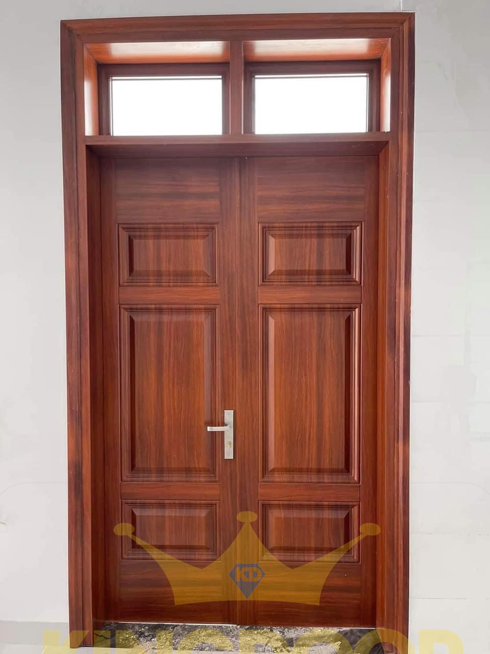 Cửa thép vân gỗ tại Khánh Hòa