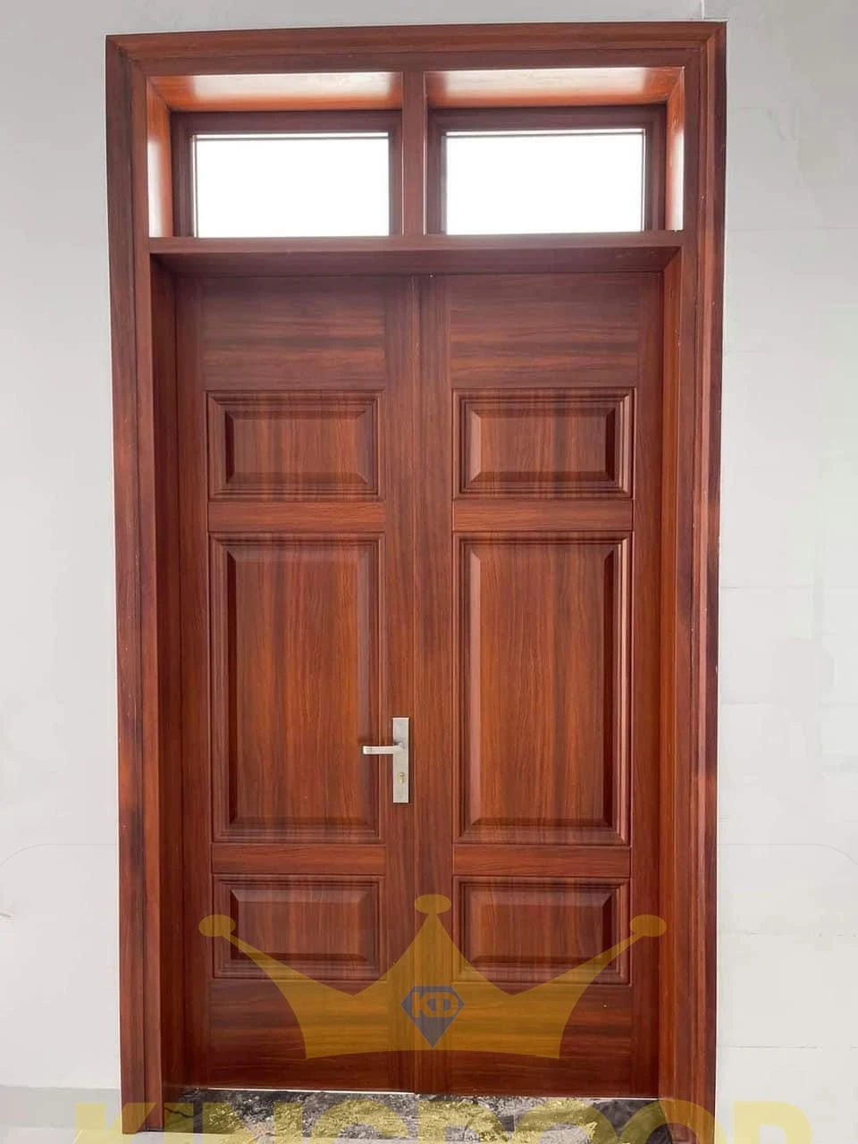 Cửa thép vân gỗ tại Khánh Hòa