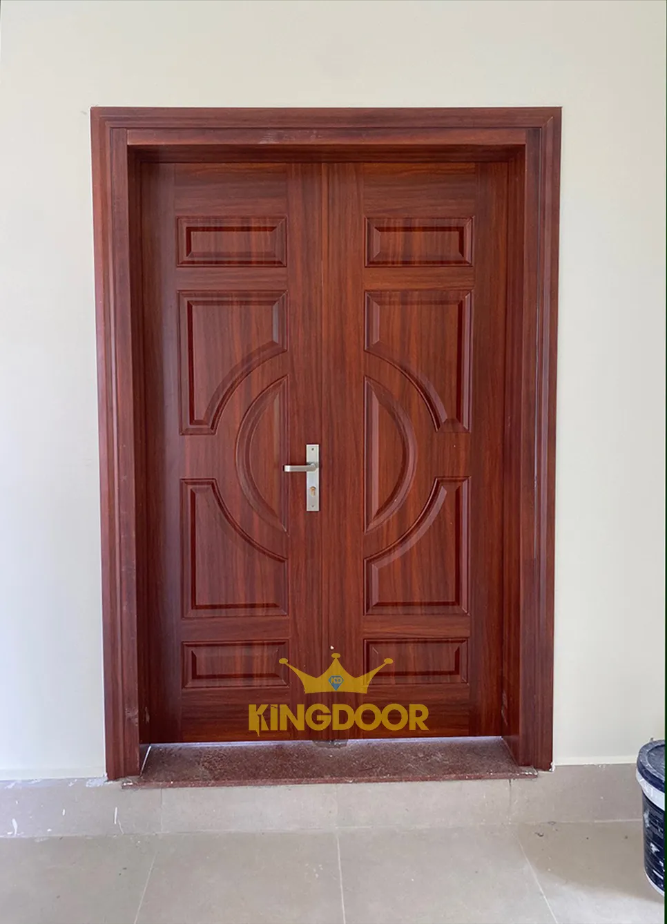 Cửa thép vân gỗ tại Khánh Hòa